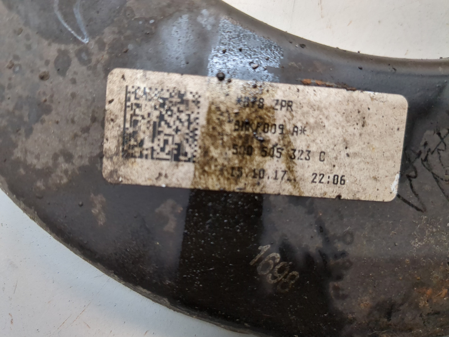 Рычаг задний