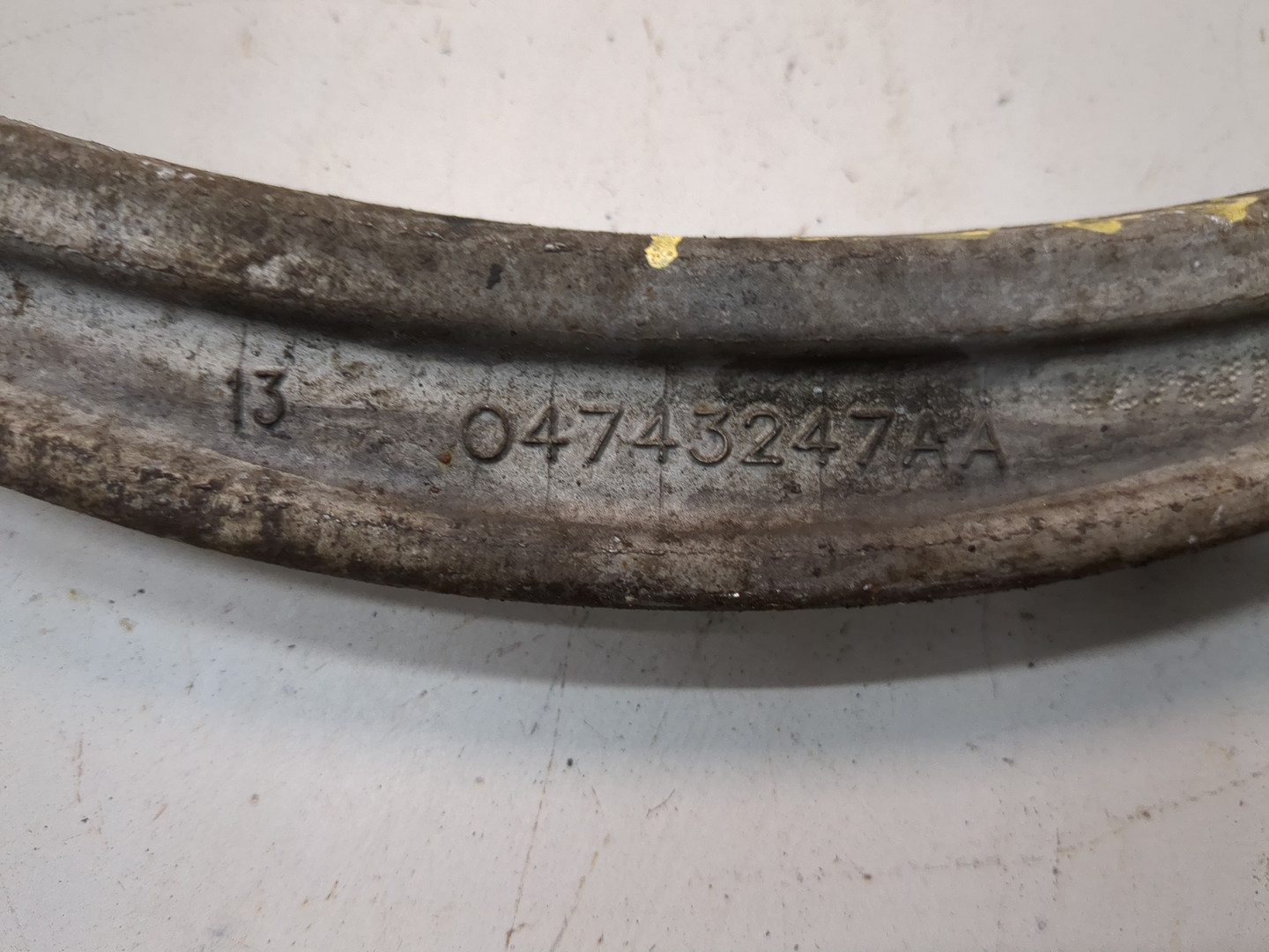 Рычаг задний