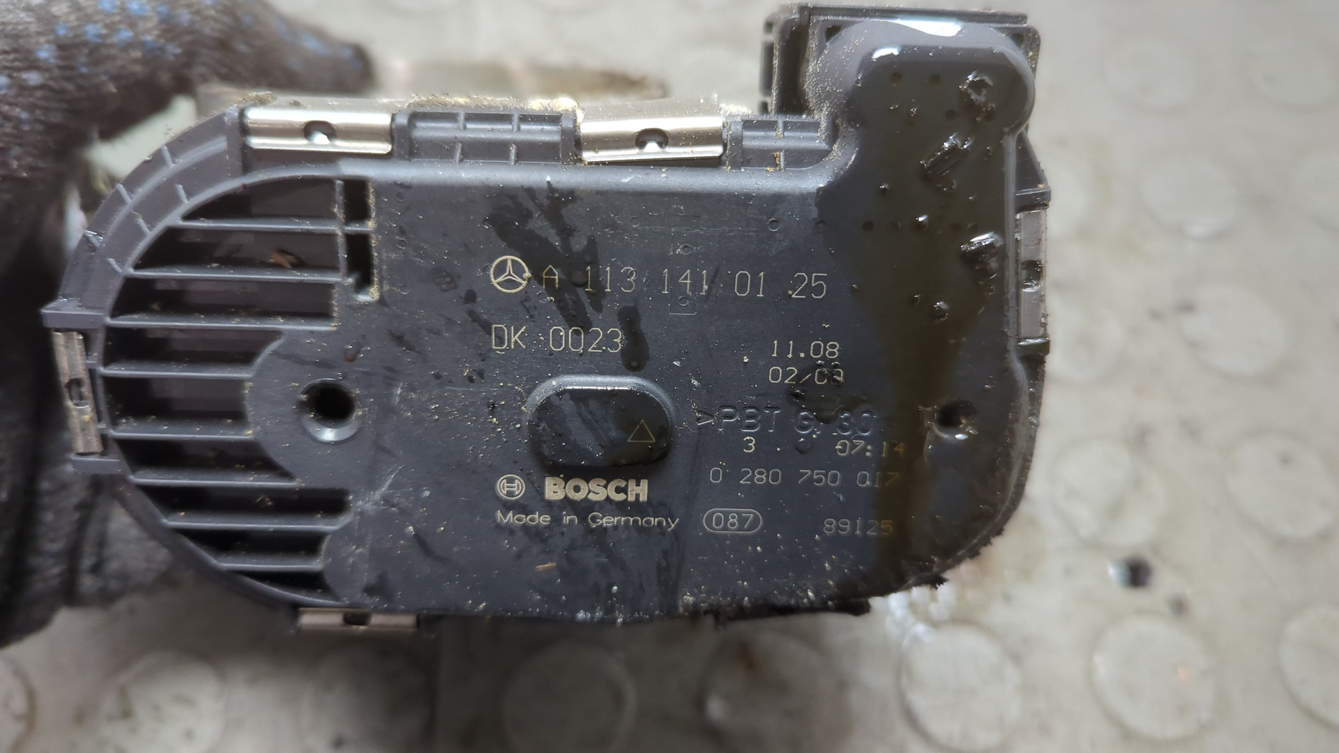 Заслонка дроссельная электрическая