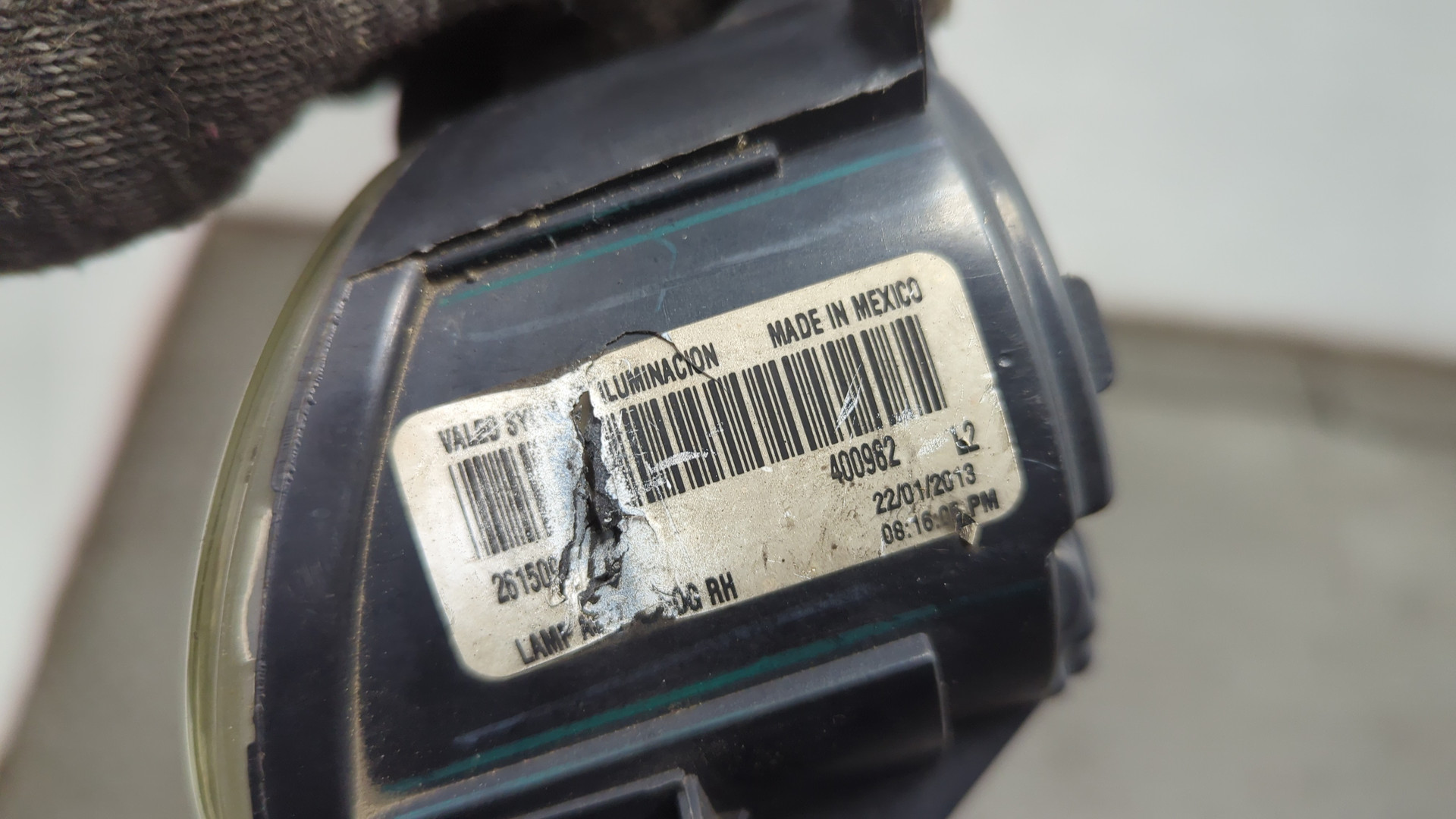 Фара противотуманная правая