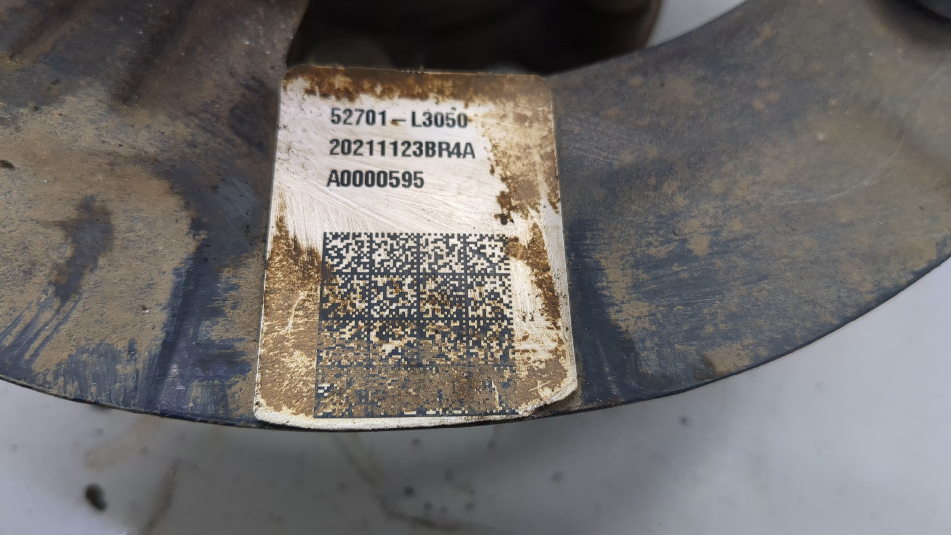 Кулак поворотный задний правый