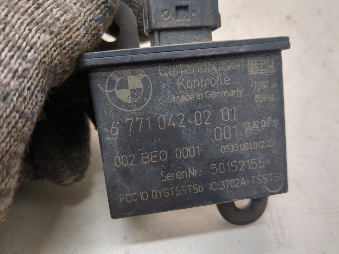 Датчик давления в шине