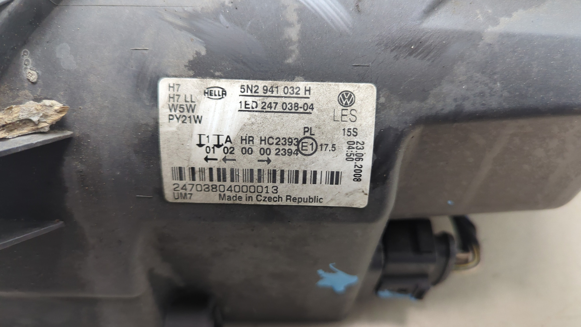 Фара правая