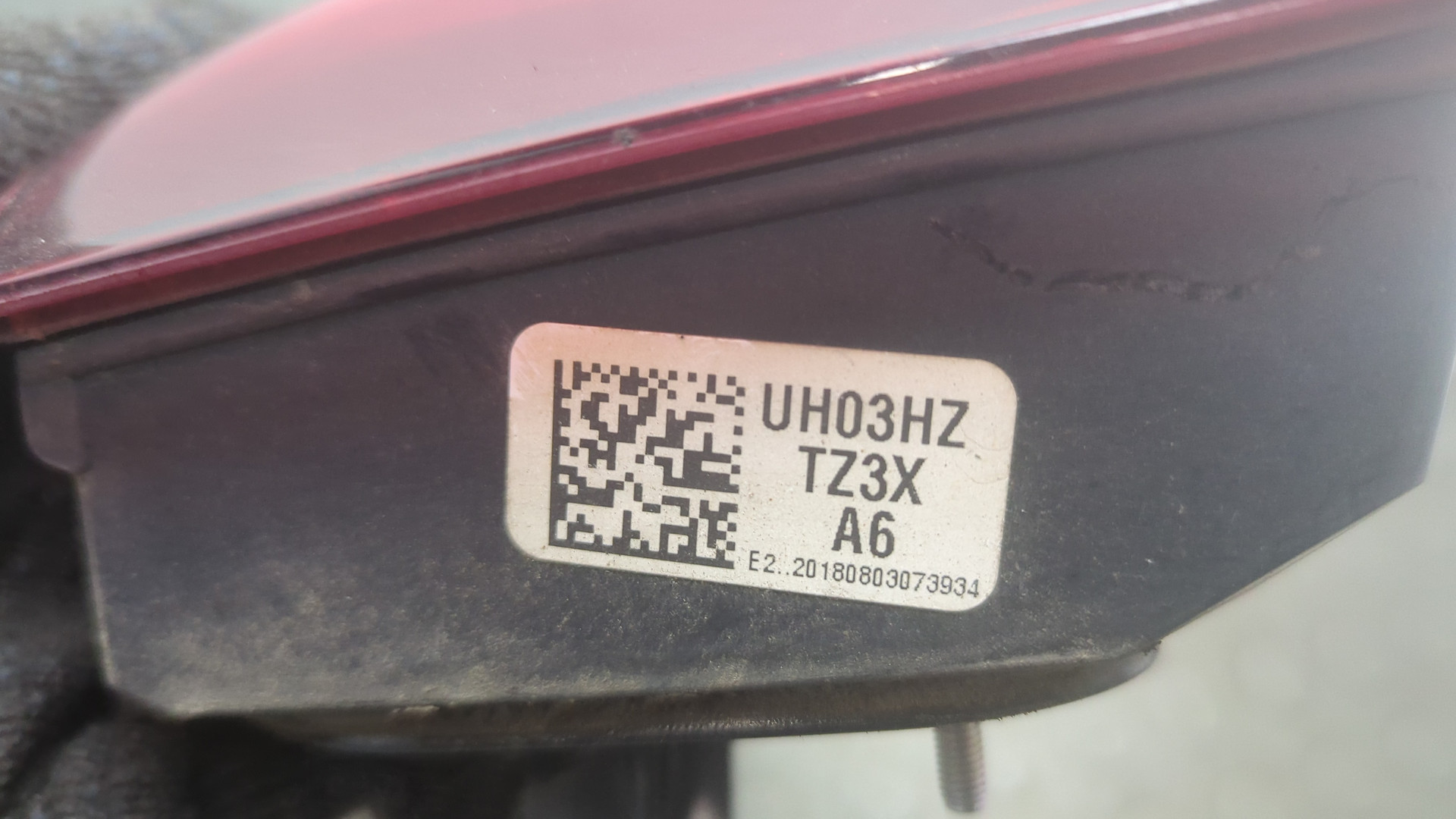 Фонарь задний внутренний правый