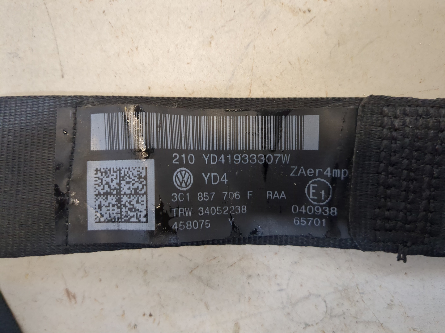 Ремень безопасности