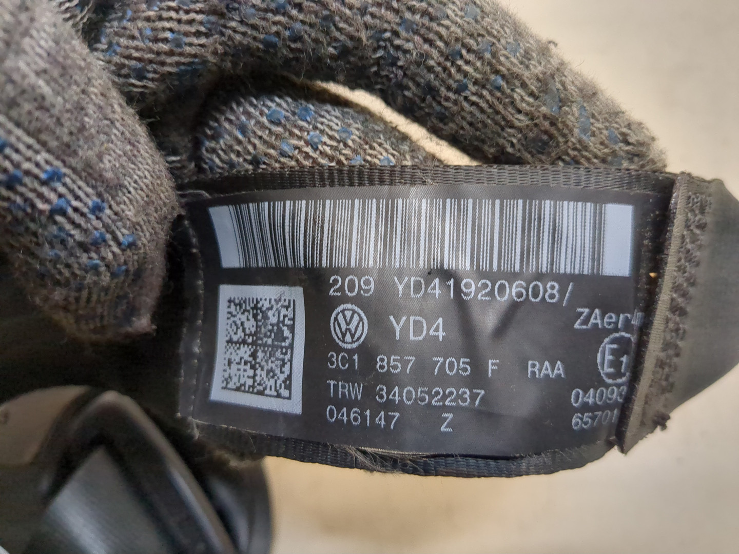 Ремень безопасности