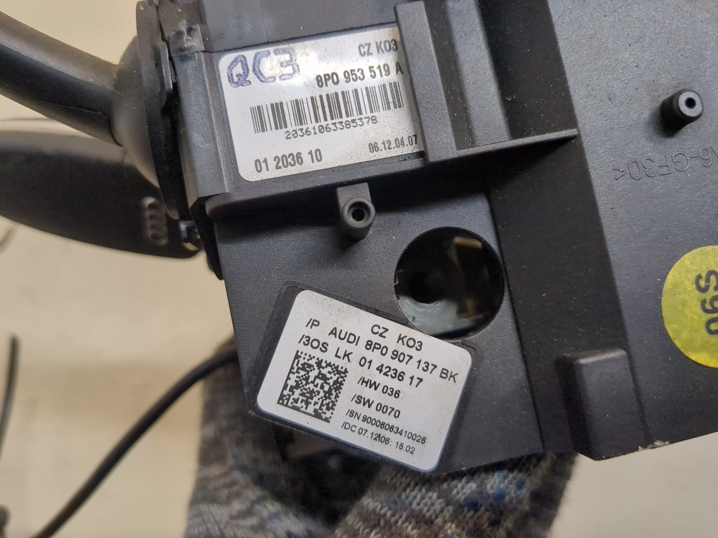 Переключатель подрулевой