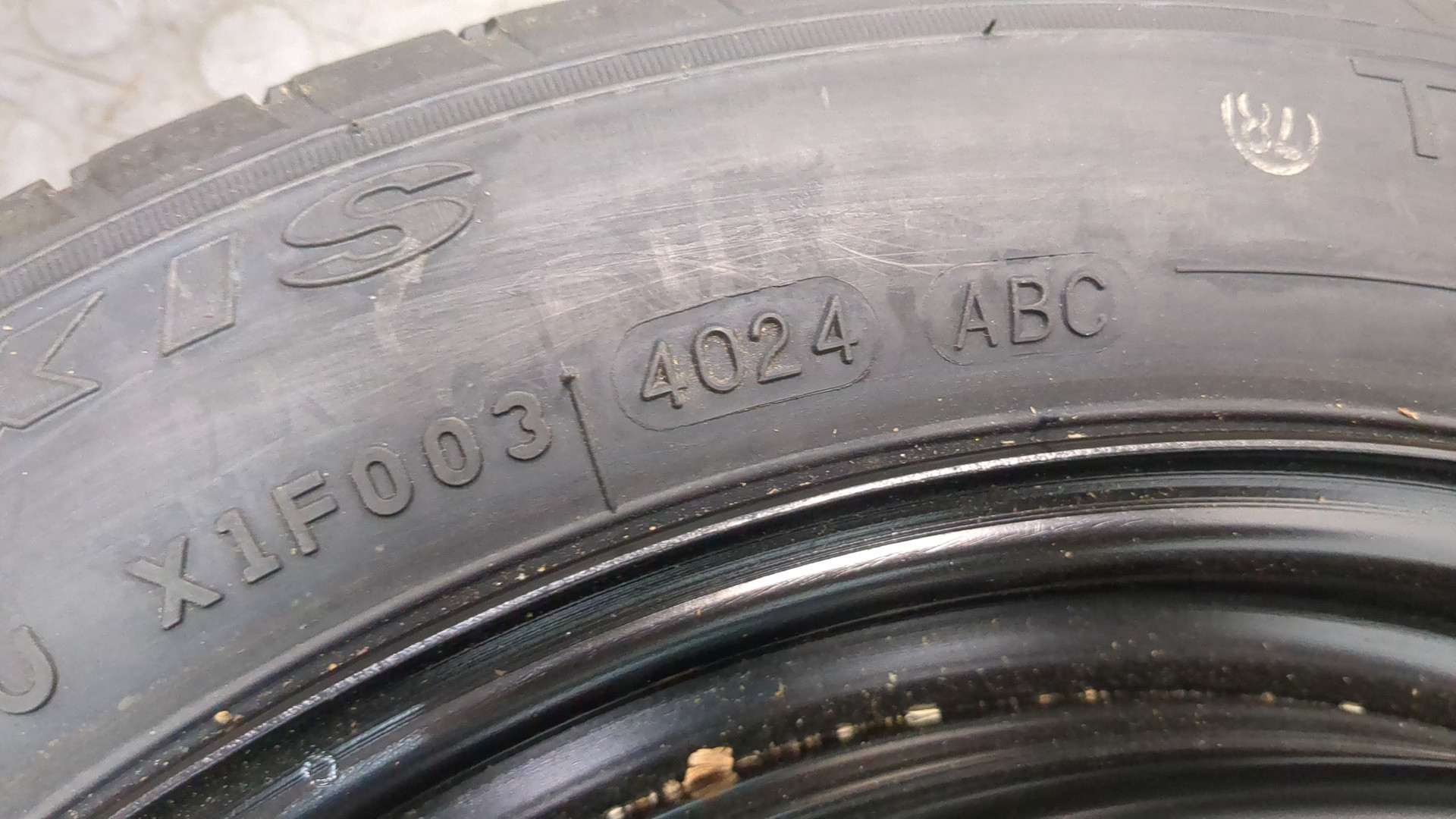 Диск запасного колеса/докатка