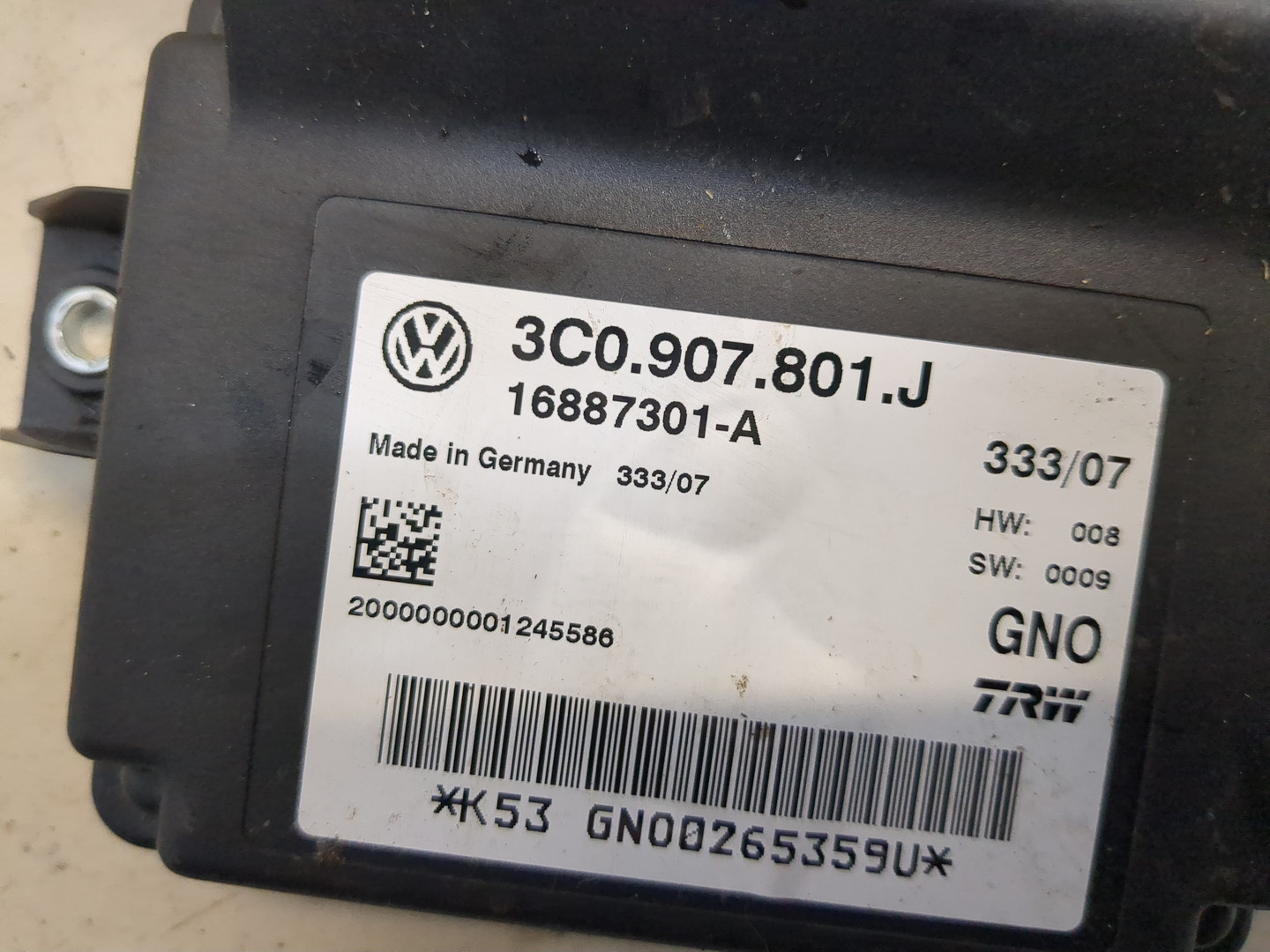 Блок управления парковочным тормозом