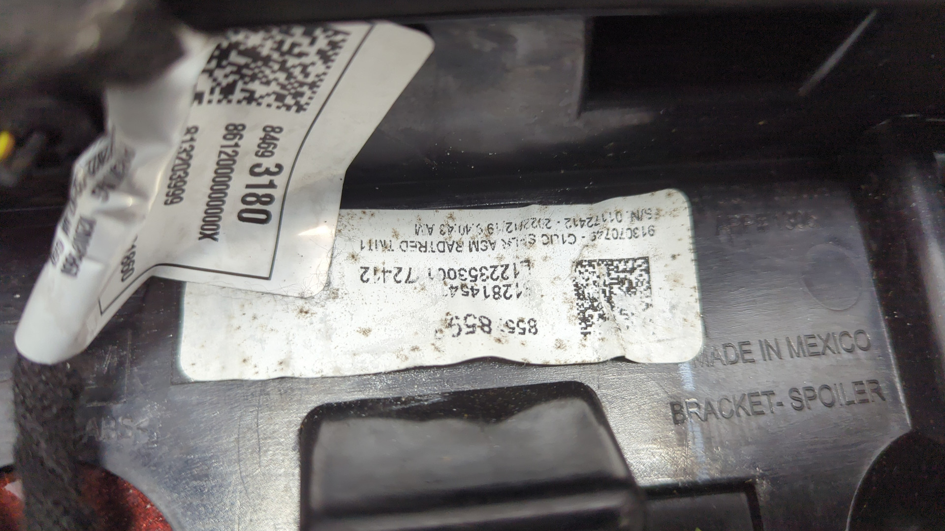 Спойлер переднего бампера