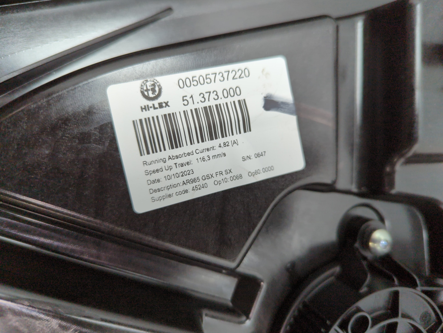 Стеклоподъемник электр. передний левый