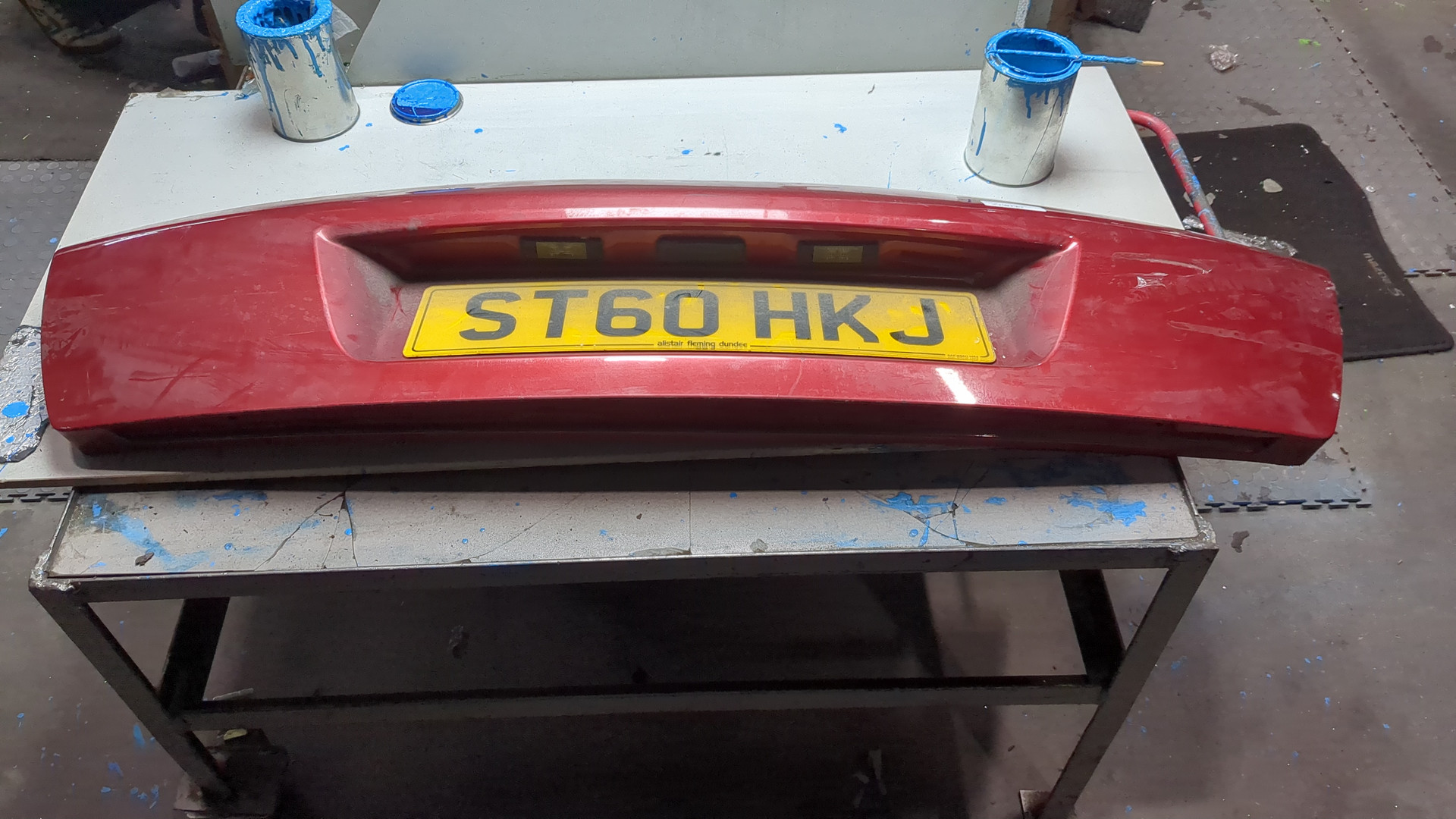 Фонарь подсветки номера