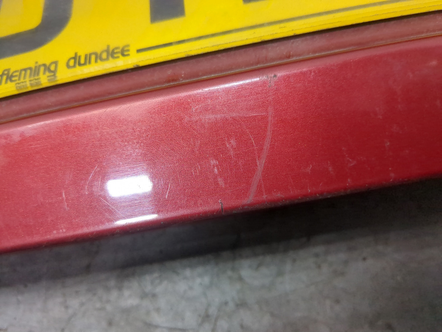 Накладка крышки багажника