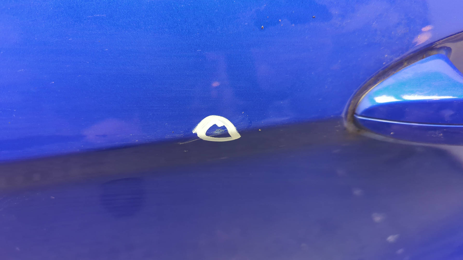 Дверь задняя левая