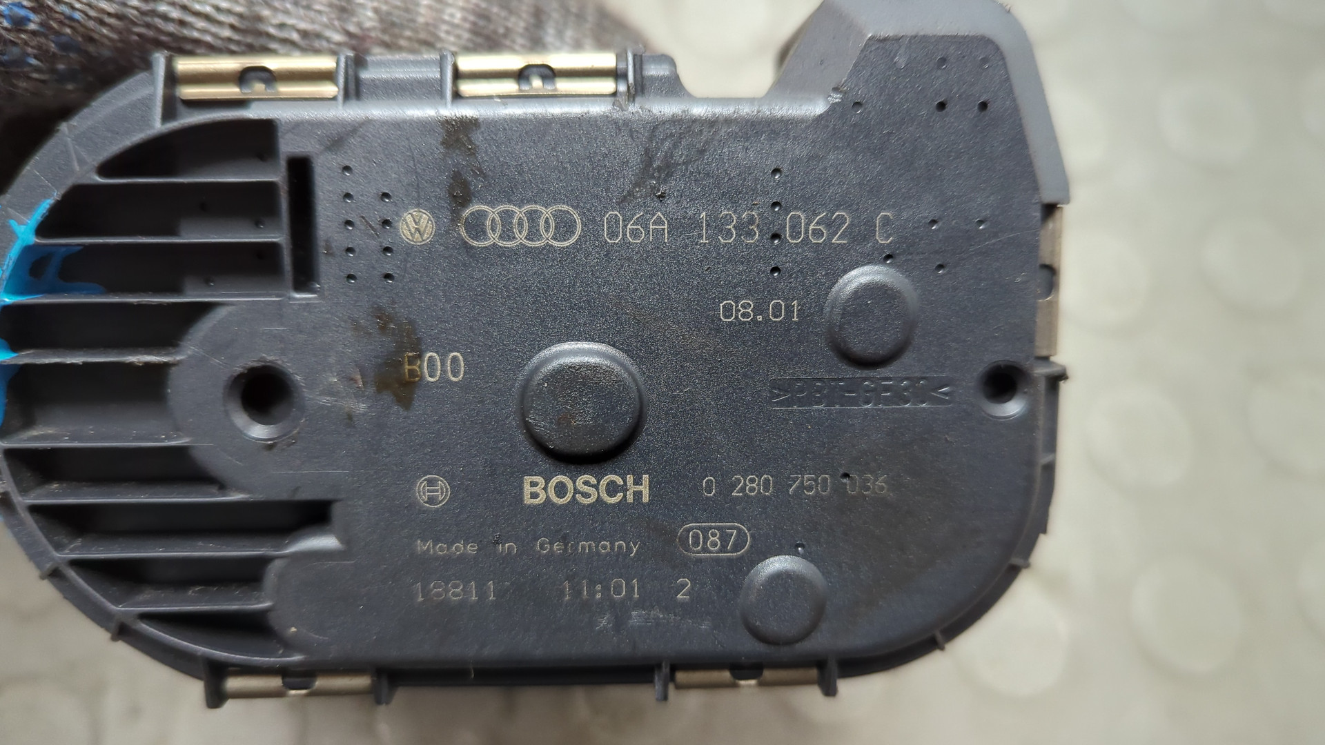 Заслонка дроссельная электрическая