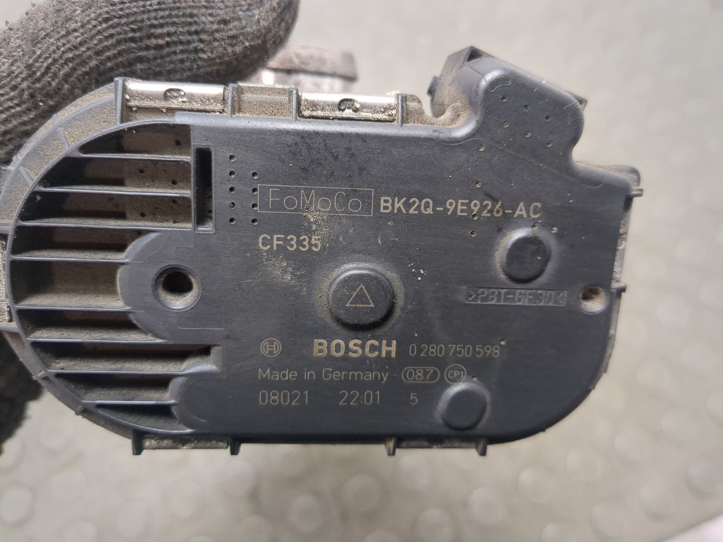 Заслонка дроссельная электрическая