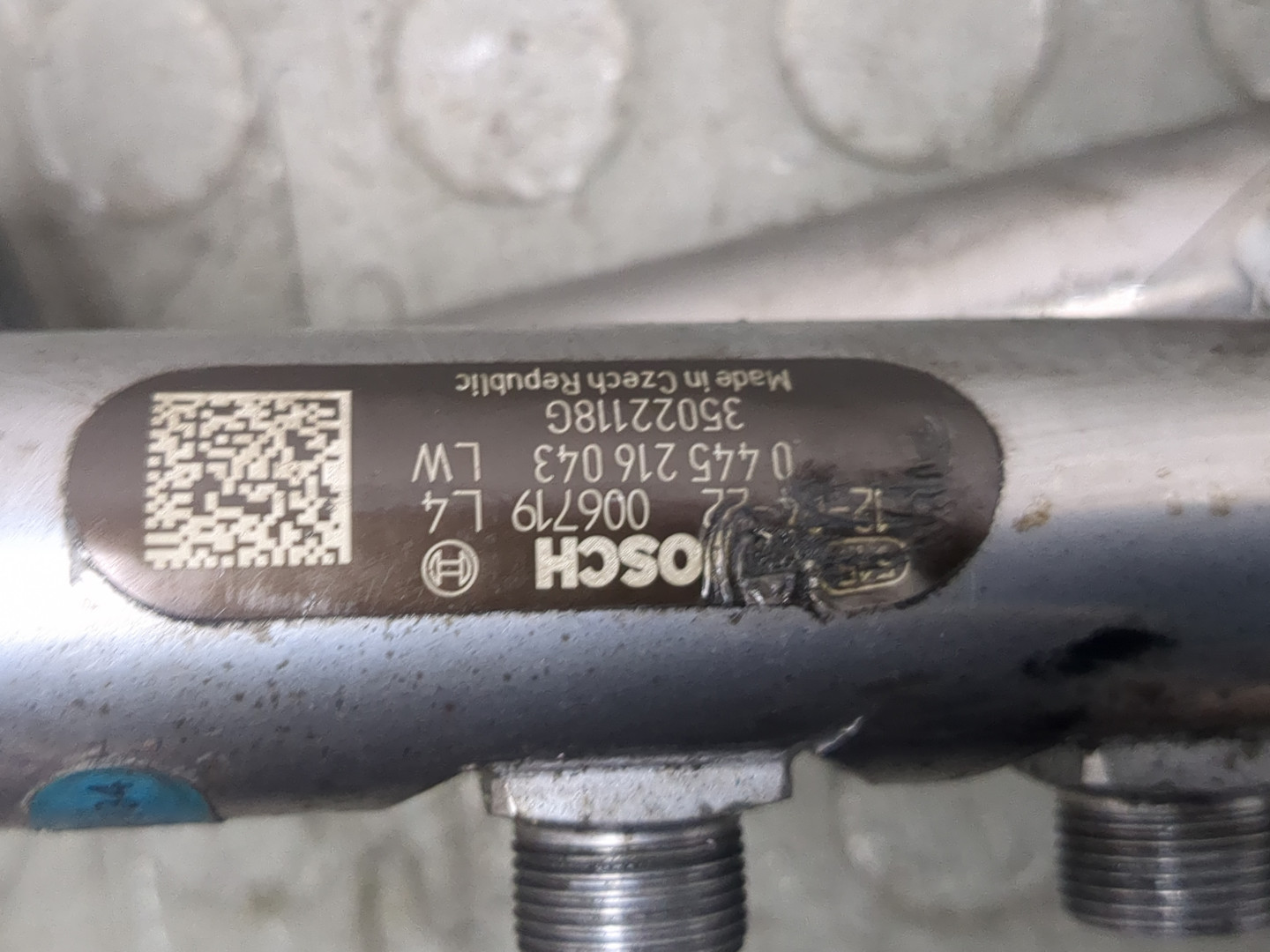 Рейка топливная (рампа)