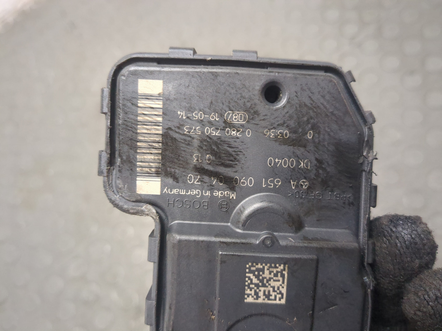 Заслонка дроссельная электрическая