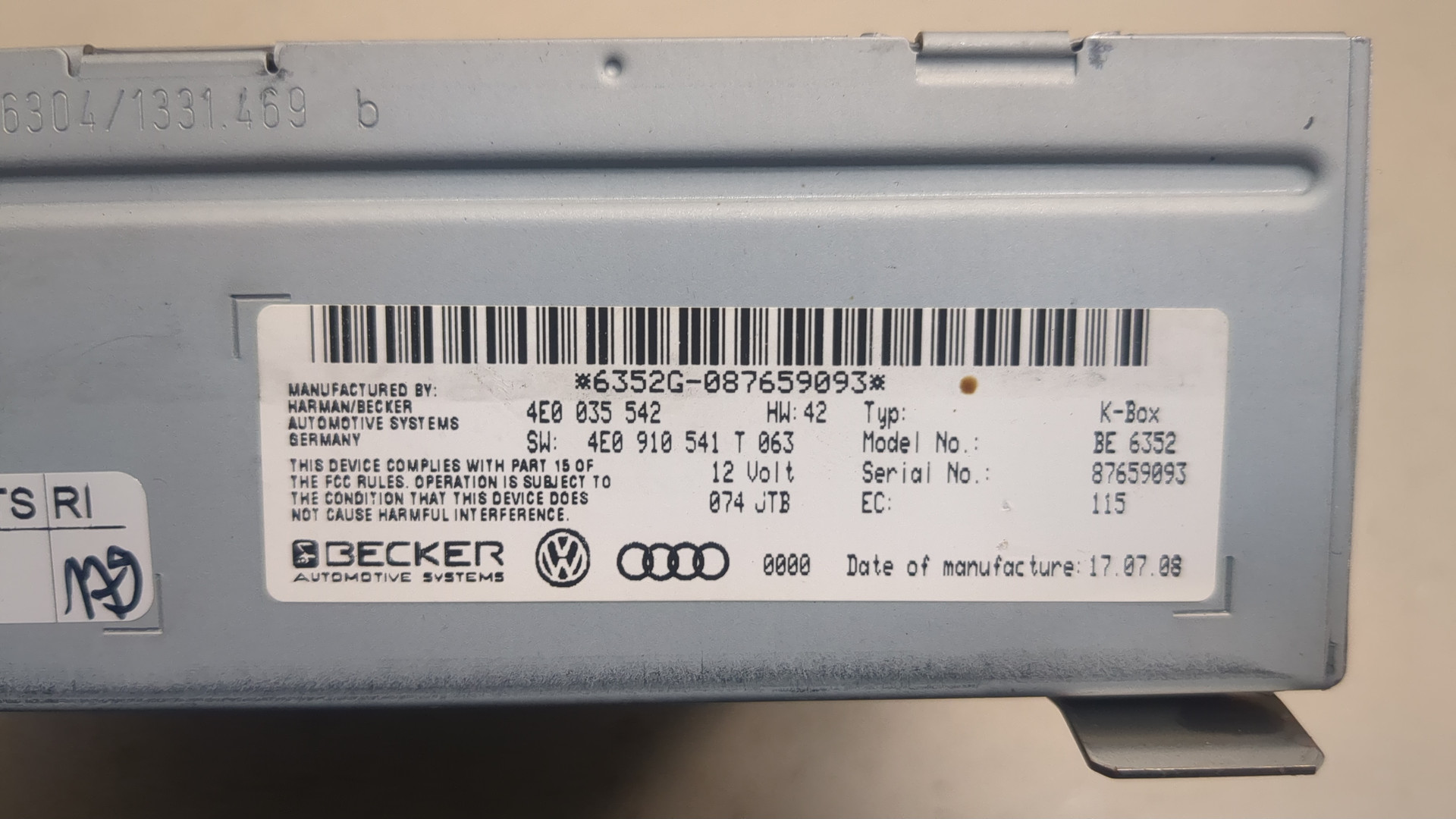 Блок электронный