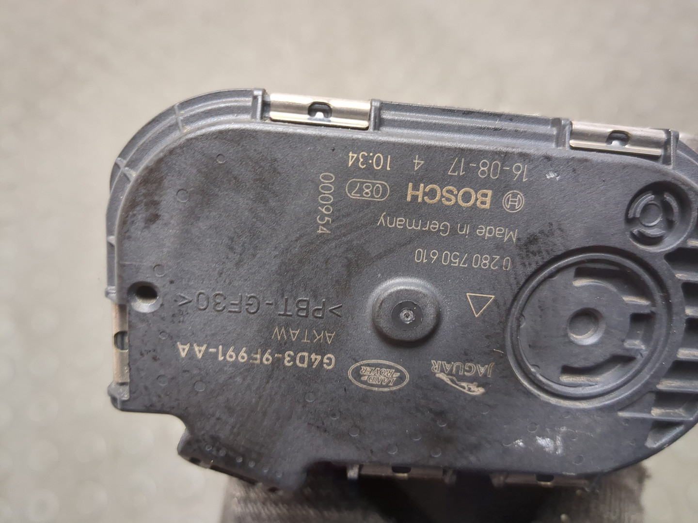 Заслонка дроссельная электрическая