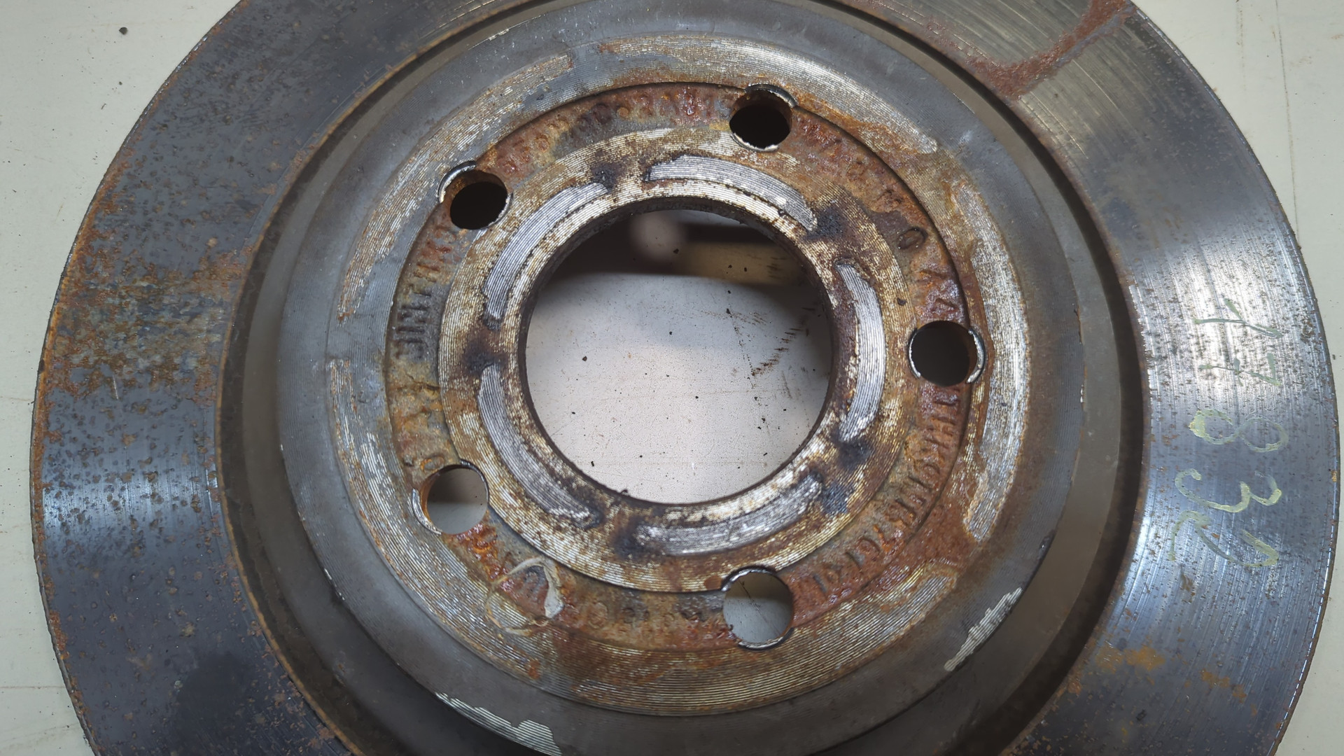 Диск тормозной задний