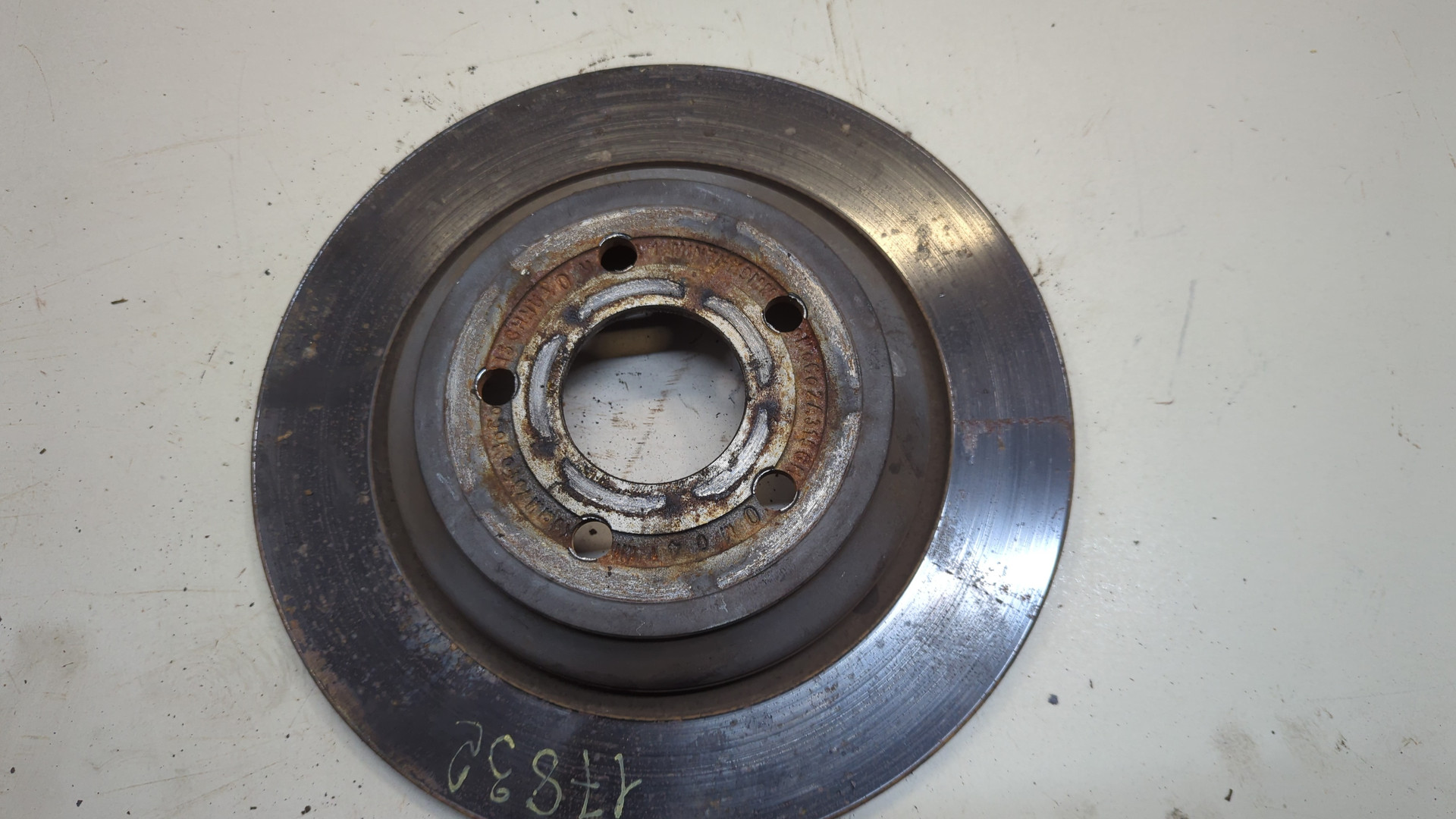 Диск тормозной задний