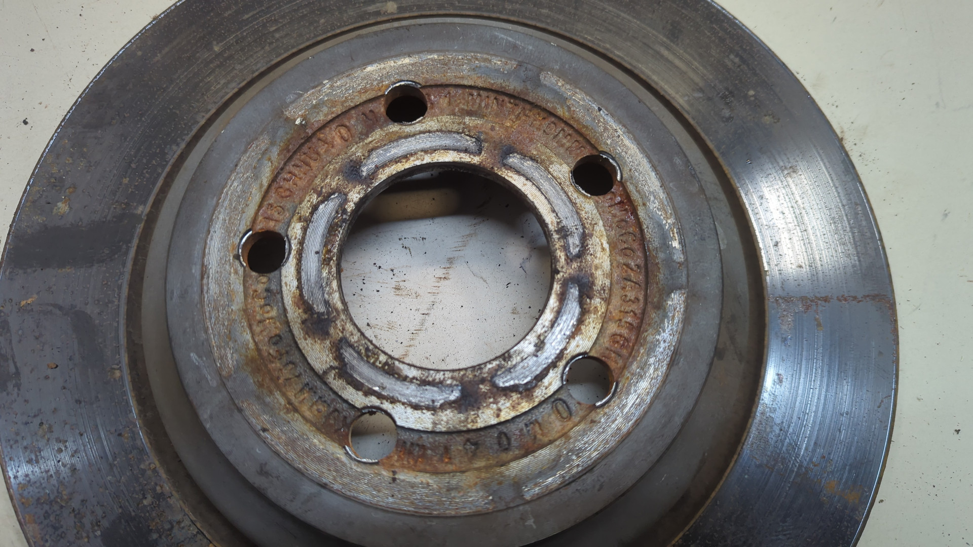 Диск тормозной задний