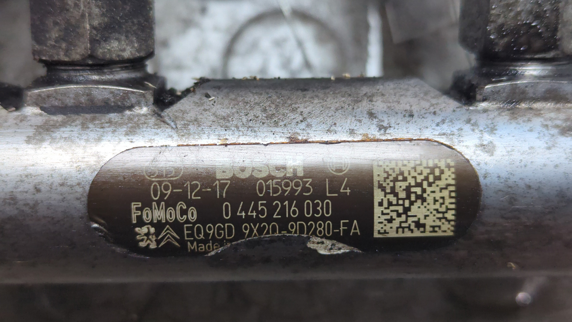 Рейка топливная (рампа)