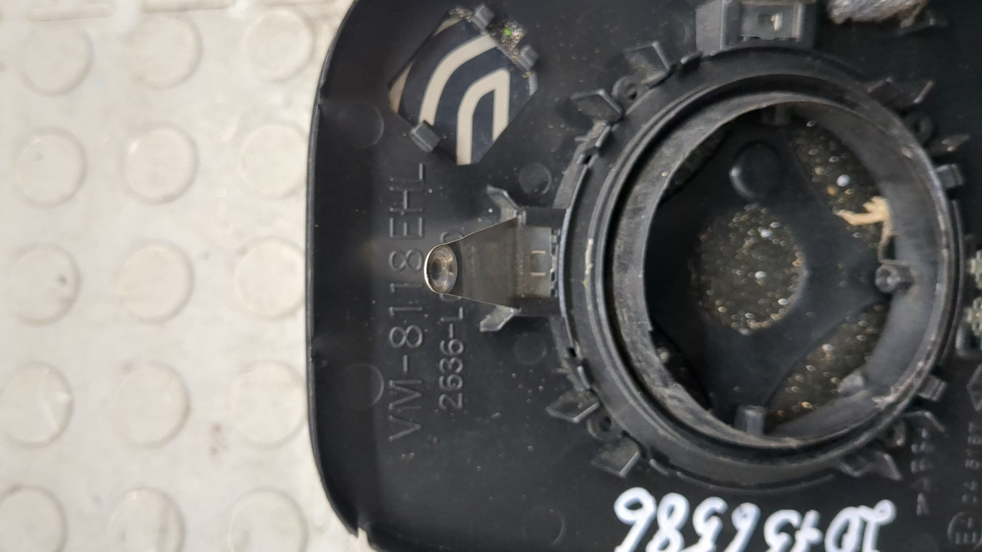 Стекло зеркала электрического левого