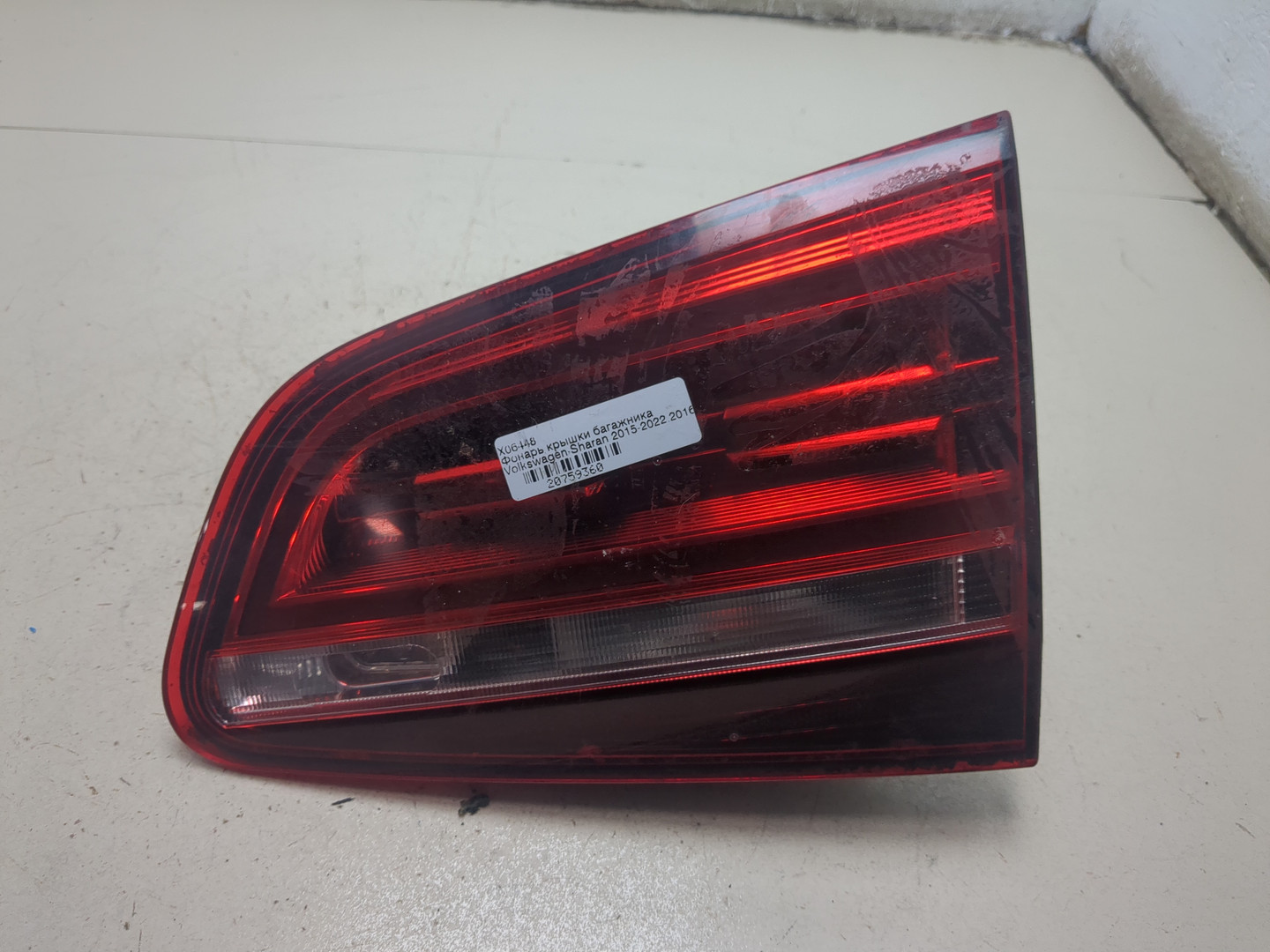 Фонарь задний внутренний правый