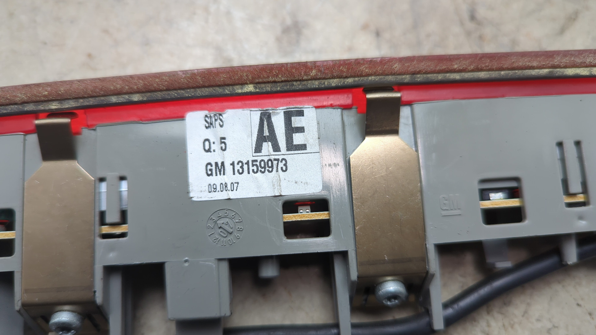 Фонарь задний (стоп сигнал)