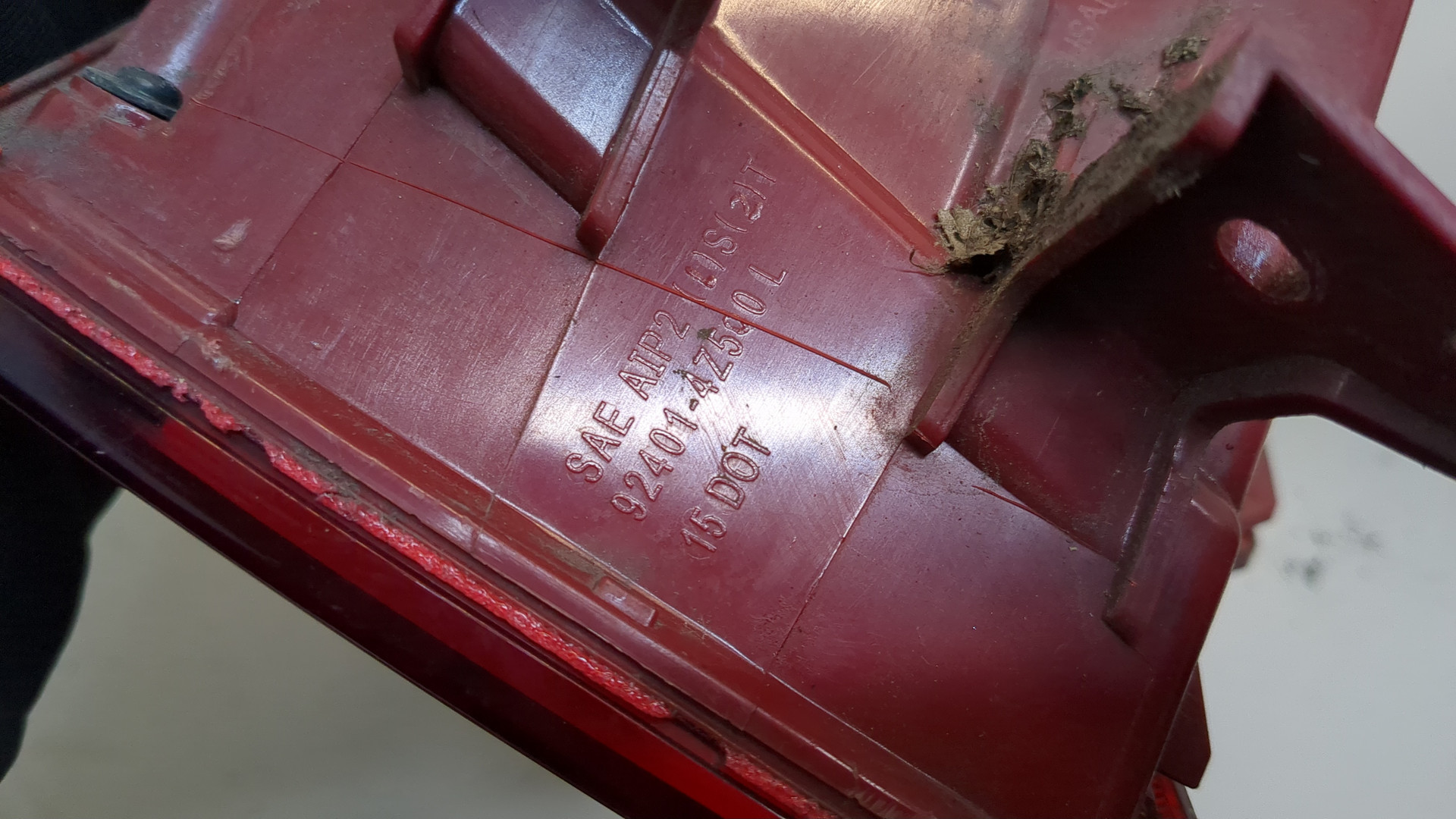 Фонарь задний левый