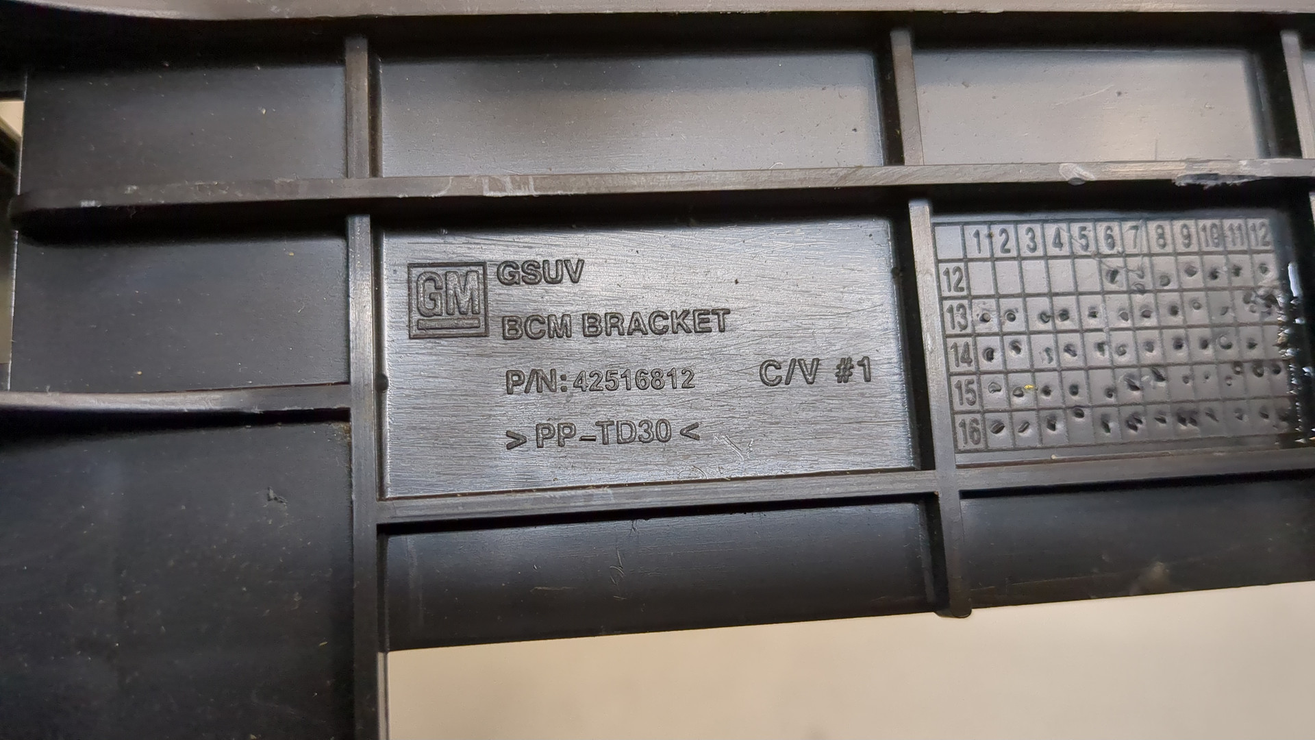 Кронштейн электронного блока управления / контроля