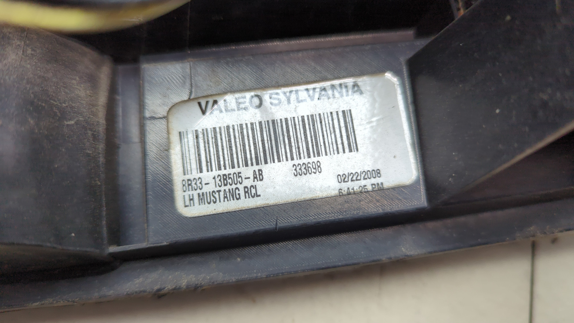 Фонарь задний левый