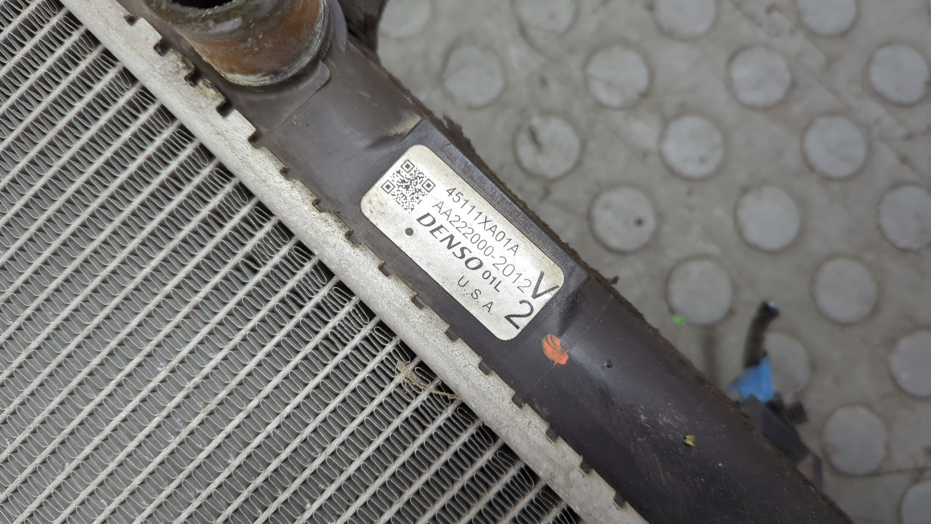 Радиатор охлаждения двигателя основной