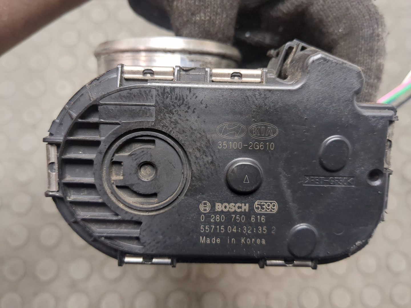 Заслонка дроссельная электрическая