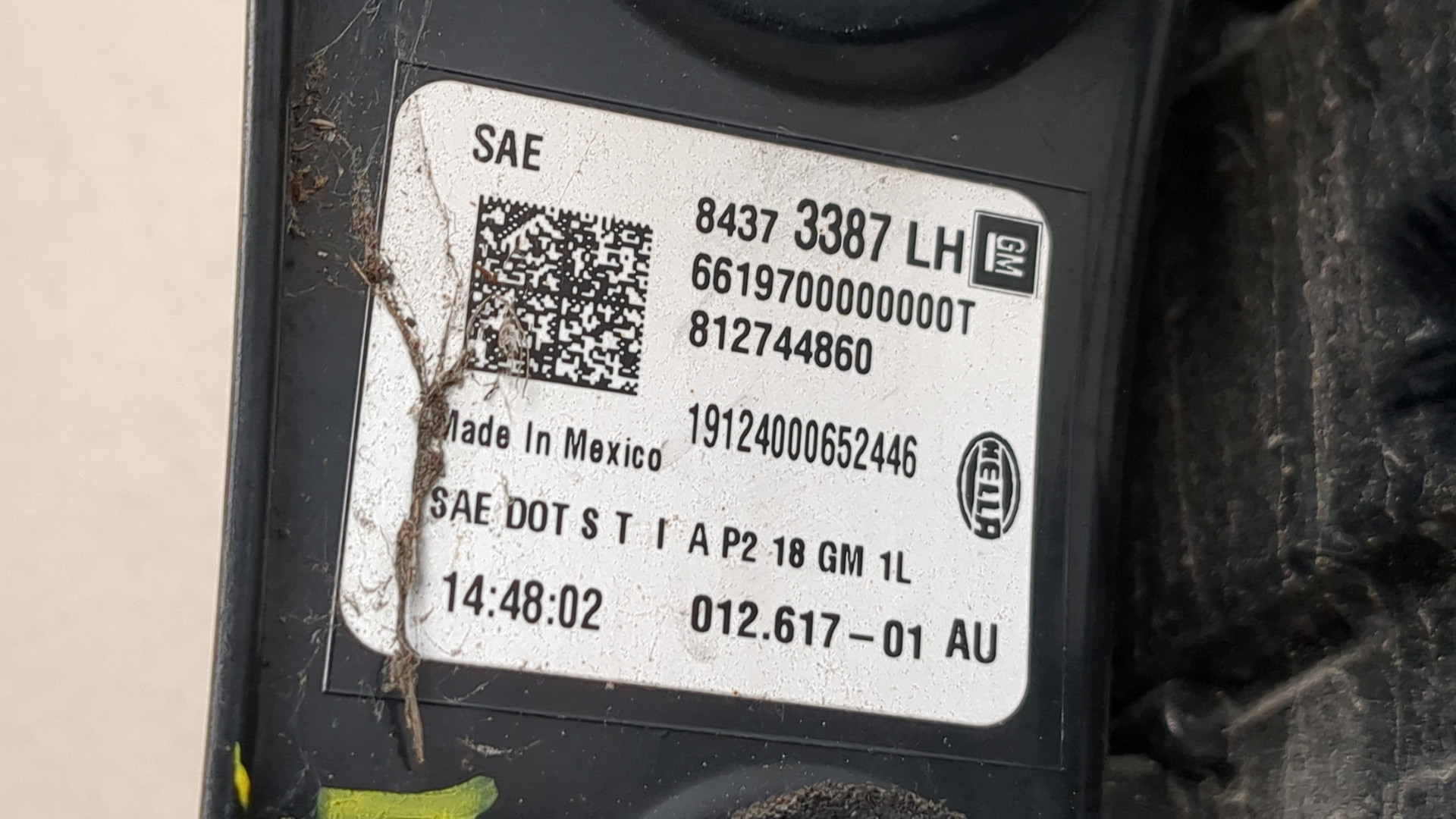 Фонарь задний левый