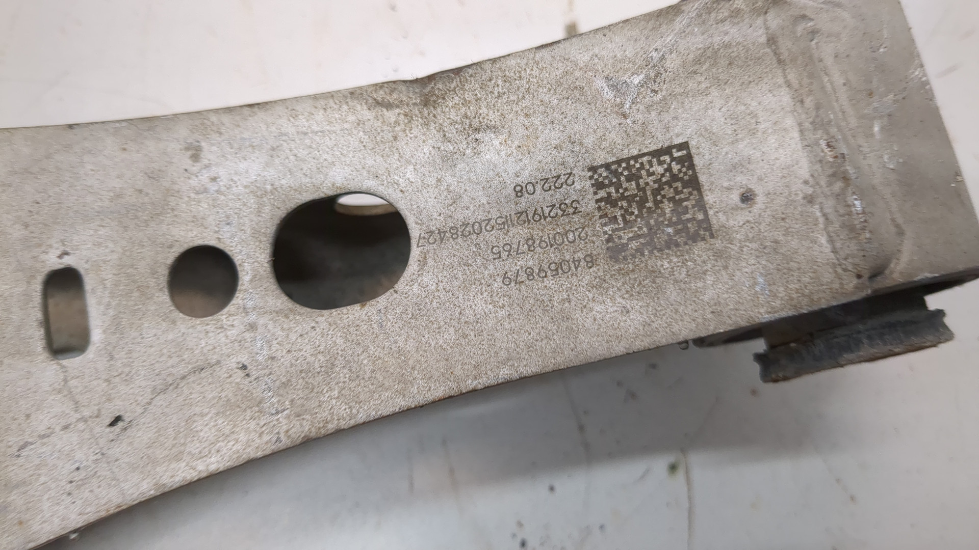 Рычаг задний