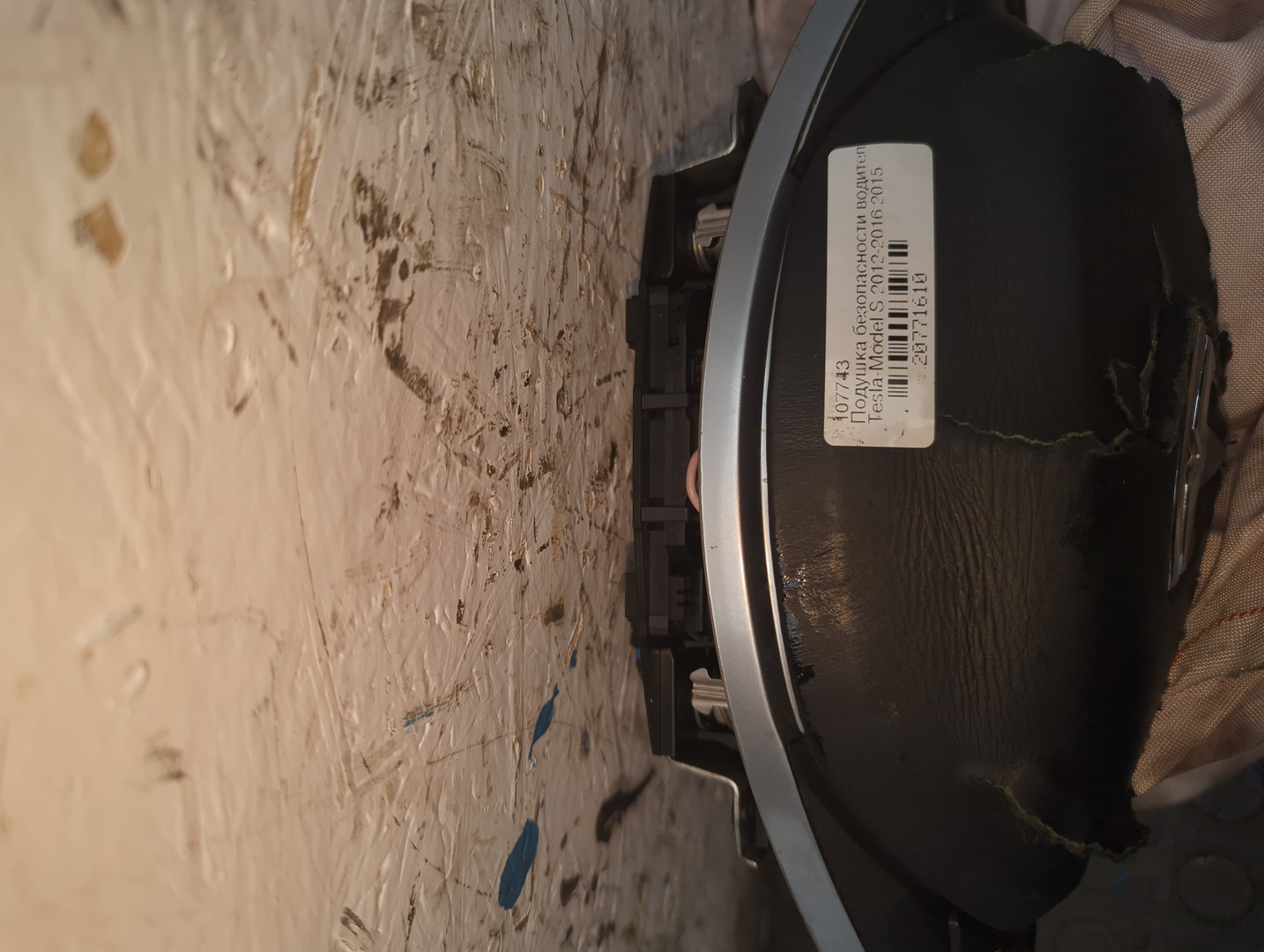 Подушка безопасности в рулевое колесо для Model S 2012>