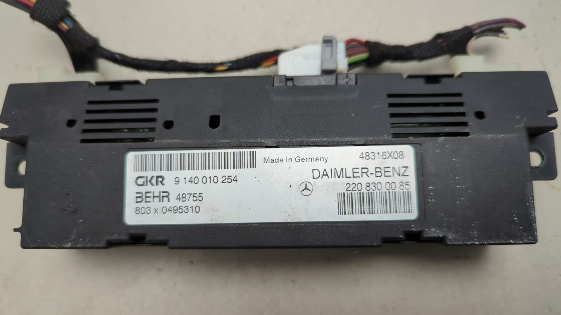 Блок управления климатической установкой