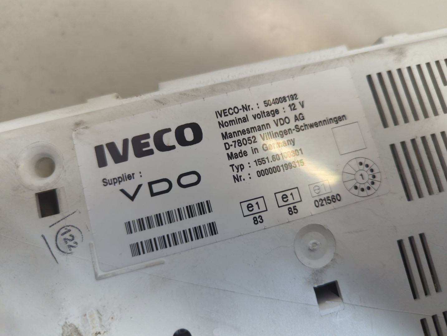 Панель приборов