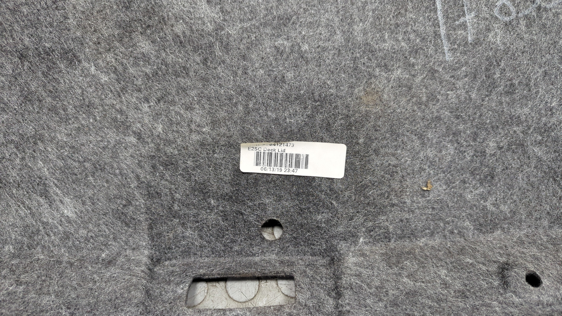 Обшивка багажника