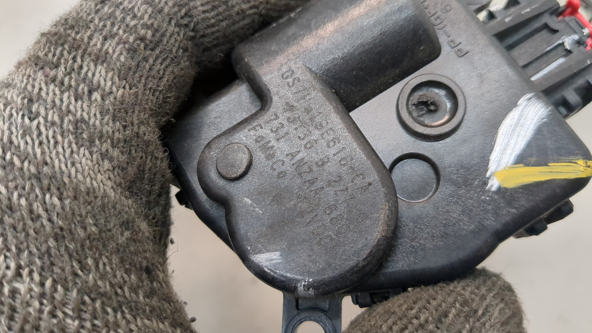 Моторчик заслонки печки