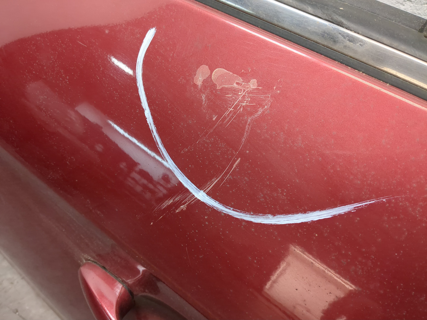 Дверь задняя левая