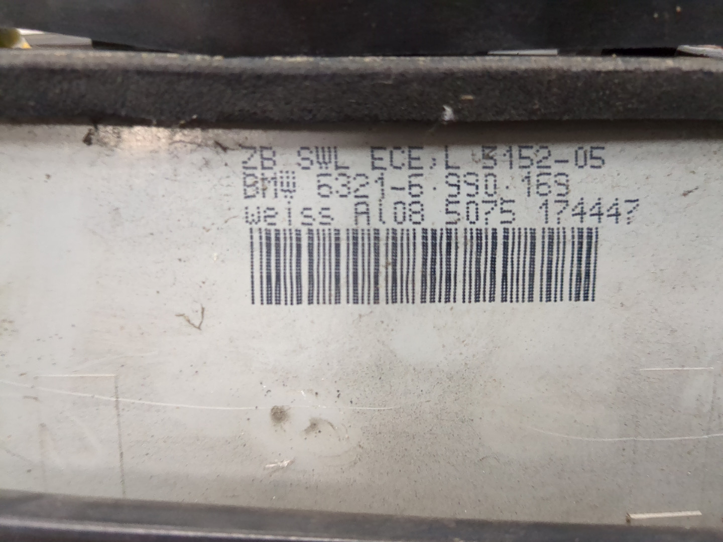 Фонарь задний левый