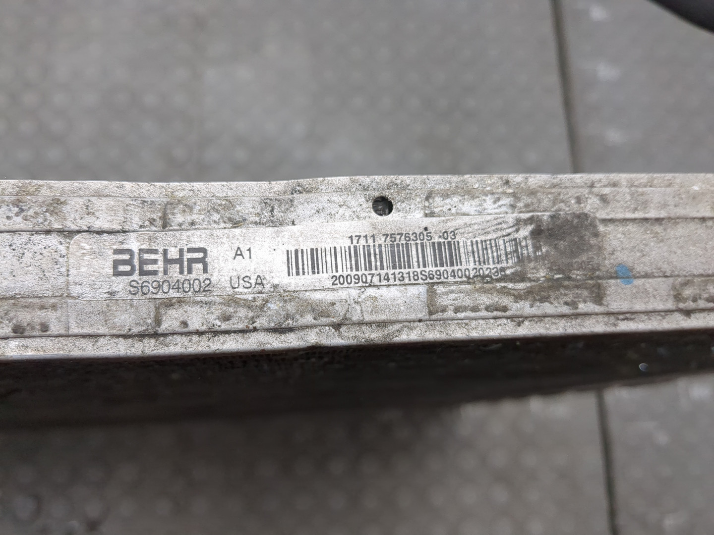 Радиатор охлаждения двигателя основной