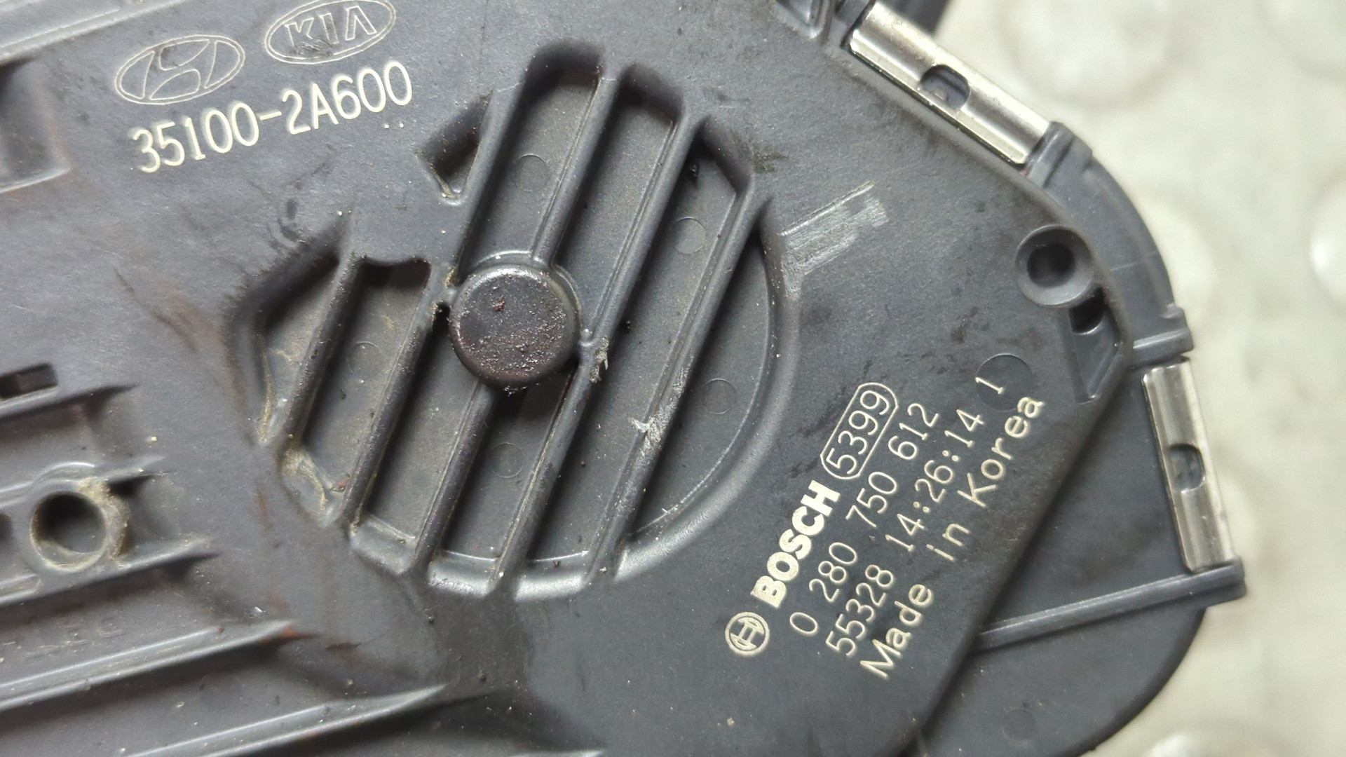 Заслонка дроссельная электрическая