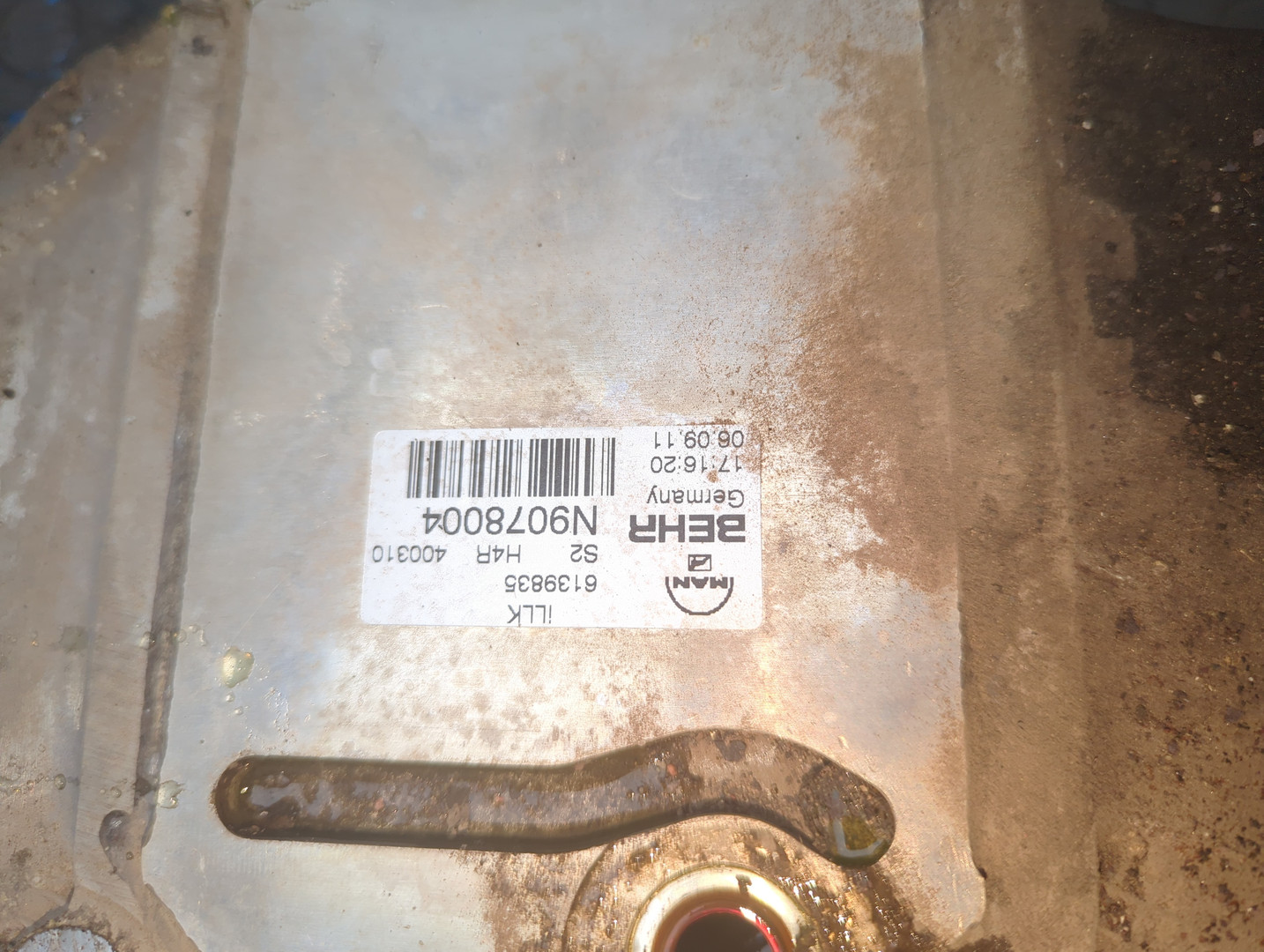 Тройник вентиляции картерных газов