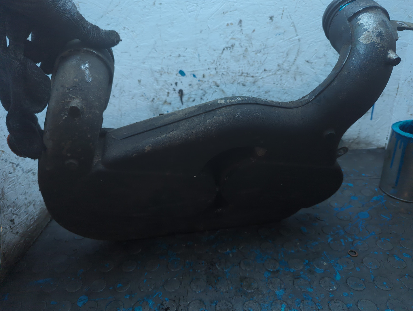 Тройник вентиляции картерных газов