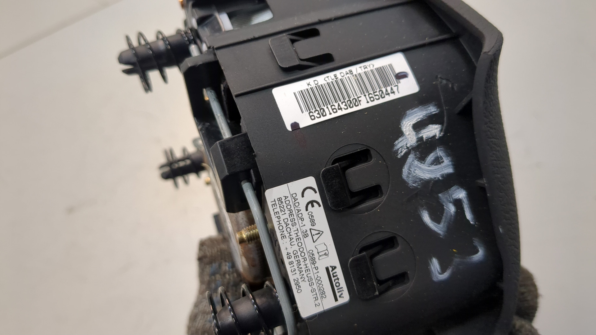 Подушка безопасности в рулевое колесо